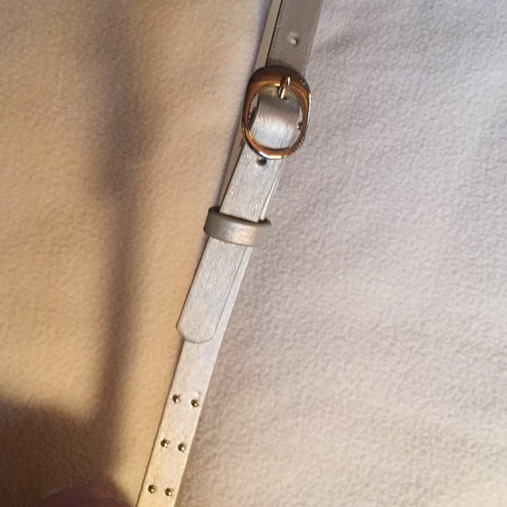 Goldtone belt with gold studs